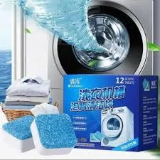 12 Pcs Washing Machine Cleaning Tablets