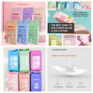 Portable Mini Cleaning Wipes