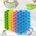 37 Cube Honeycomb Silicone Ice Cube Tray