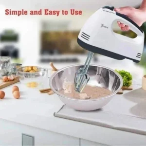 100W Electric Hand Mixer with 7 Speeds