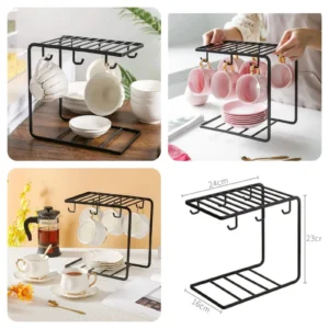 Metal Cup Holder Stand